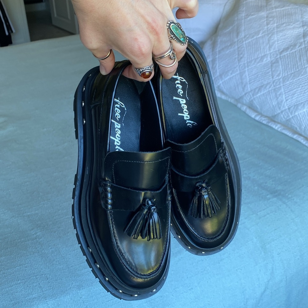 🌼 NWOT Free people Teagan Loafers size 6 - Picture 4 of 10